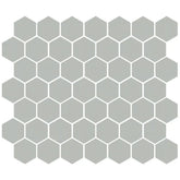 American Olean Color Story 11.62" X 10.25" Dot mounted 1.5" Hex Mosaic Balance