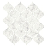 American Olean Mythique Marble 11" X 12" Arabesque Mosaic Altissimo