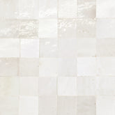 Bedrosians Zagora 12" X 12" Mosaic 2" x 2" Blanc