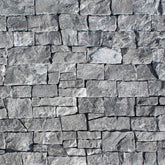 Bedrosians Marble 8" x 22" Tumbled Ledger Fossil Grey