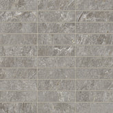 Bedrosians Farmhouse Living 1" x 4" Mosaic 12" x 12" Millstone