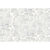Tile Shop Hampton 12" x 12" Carrara Tumb Cobble White/Gray