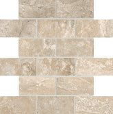 American Olean Laurel Heights 2" X 4" Brick Joint Mosaic Elevated Beige