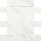 Chesapeake Mirasol 2" x 4" Brick Mosaic Bianco Carrara