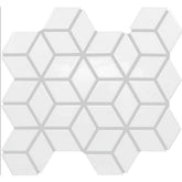 Daltile Color Wheel Retro 2" X 3" 3D Cube Glossy Arctic White