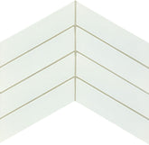 Emser Concept 8"x12" Chevron Mosaic 2"x3" Polished White