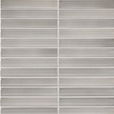 Daltile Artefino Vintage 1" x 6" Pencil Mosaic 12" x 11" Smokey Gray
