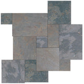Daltile Slate Versaille Pattern Natural Cleft Indian Multicolor