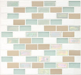 Daltile Coastal Keystones 2" X 1" Mosaic Trade Wind