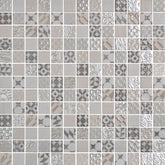 Daltile Uptown Glass 1" X 1" Straight Joint Metro Cream