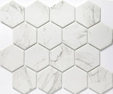 Emser Echo 10"x12" Hexagon Mosaic 3"x3" Calcata