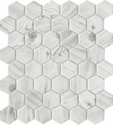 Emser Echo 12"x14" Hexagon Mosaic 1.89"X1.89" White