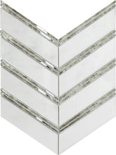 Emser Intrigue 12"x12" Chevron Mosaic Mirror