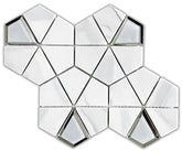 Emser L'Amour 9"x11" Kaleidoscope Mosaic White