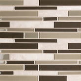 MS International Decorative Mosaic 1" x 2" Interlocking Kings Gate