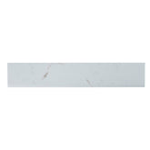 MS International Essentials 3" x 18" Bullnose Matte White Vena