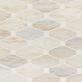MS International Decorative Mosaic 12" x 12" Octagon Angora