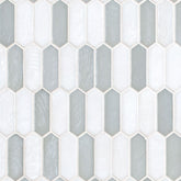 MS International Decorative Mosaic 12" x 12" Glass Tile Pixie Cloud