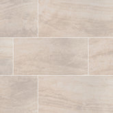 MS International Praia 24" x 48" Matte 9.6mm Crema