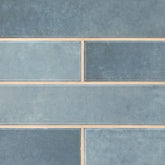 MS International Renzo 12" x 12" Mosaic 3" x 12" Denim