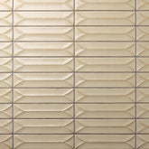 Marazzi Terramater 3.5" x 15" Wave Crest Glossy Dune