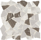 American Olean Presario 12" X 12" Pebble Mosaic Reverent Taupe