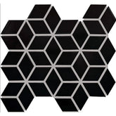 Daltile Color Wheel Retro 2" X 3" 3D Cube Matte Matte Black