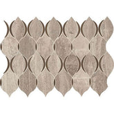 American Olean Presario 11.75" X 12" Lantern Mosaic Reverent Taupe