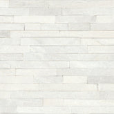 Bedrosians Slate 6" X 24" Ledger Split Face Glacier White