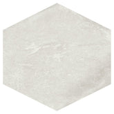 American Olean Solstice 8" Hexagon Winter White
