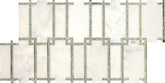 Daltile Lavaliere 9" X 15" Mosaic Polished First Snow Elegance/Ant Mirror