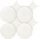 Daltile Stare Fyre 6" Spike/Circle Pixie White