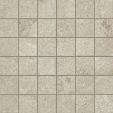 Daltile Haddonstone 2" x 2" Straight Joint Stepwise Mosaic 12" x 12" Matte Dawn