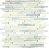 Emser Winter Frost 12"x13" Linear Mosaic Winter frost