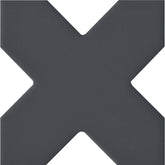 Emser Eclissi 5" x 5" Cross Matte Jet