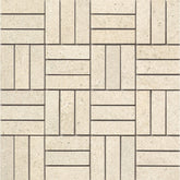 Emser Lunara 1" x 3" Hatch Mosaic 12" x 12" Honed Mira