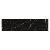 MS International Regallo 3" x 24" Bullnose Polished Marquina Noir
