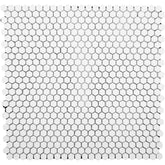 Emser Revify 0.4" x 0.5" Mosaic 11" x 11" Matte White