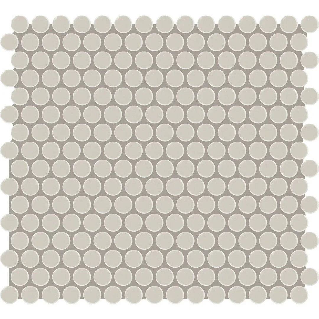 American Olean Color Story 13.5" X 11.44" Penny Round Mosaic Stable