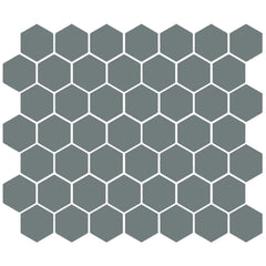 American Olean Color Story 11.62" X 10.25" Dot mounted 1.5" Hex Mosaic Tranquility
