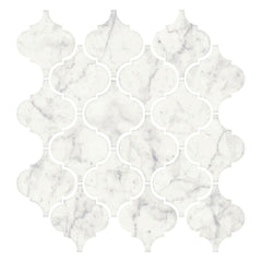 American Olean Mythique Marble 11" X 12" Arabesque Mosaic Altissimo