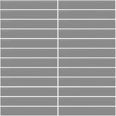 Daltile Color Wheel Mosaic 1'' x 6'' Straight 12'' x 10'' Matte Matte Suede Gray