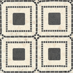 Bedrosians Atrium 15.75" x 15.75" Myra Beige/Basalt