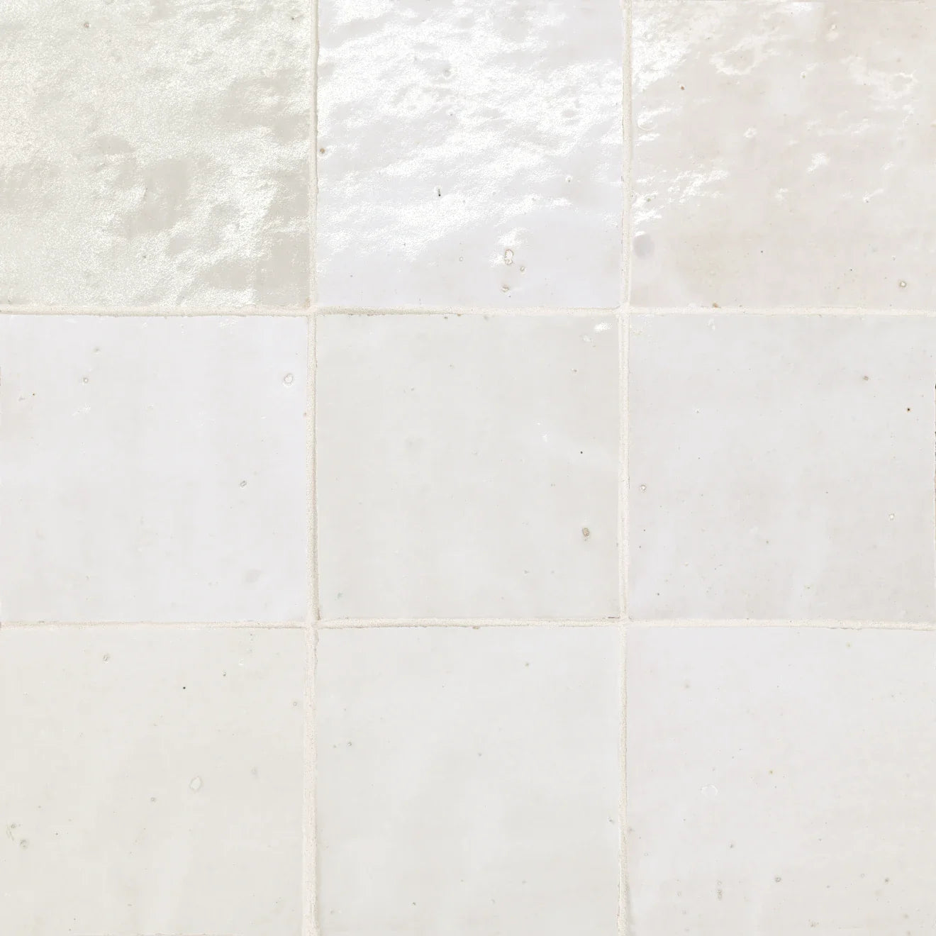 Bedrosians Zagora 4" X 4" Gloss Blanc