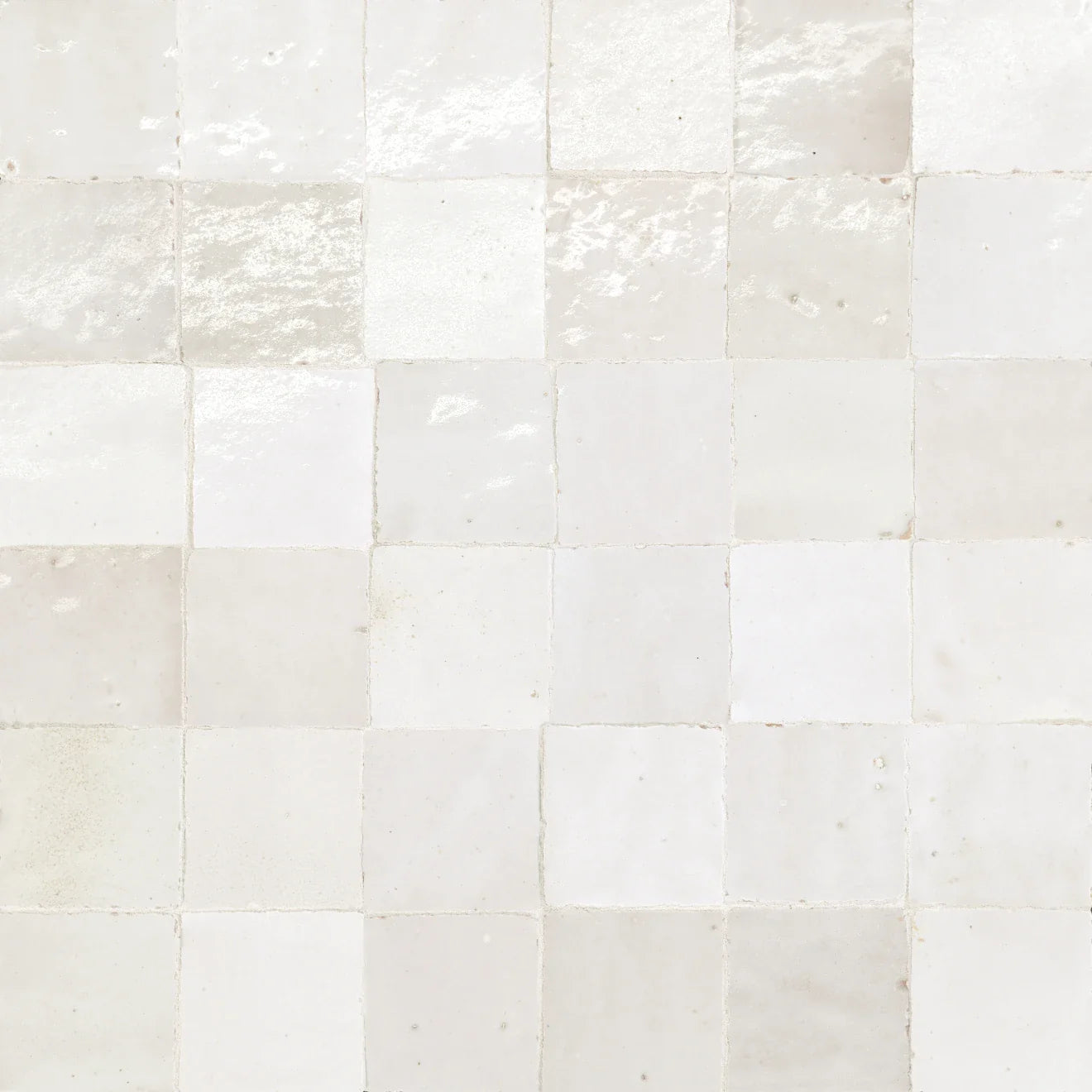 Bedrosians Zagora 12" X 12" Mosaic 2" x 2" Blanc