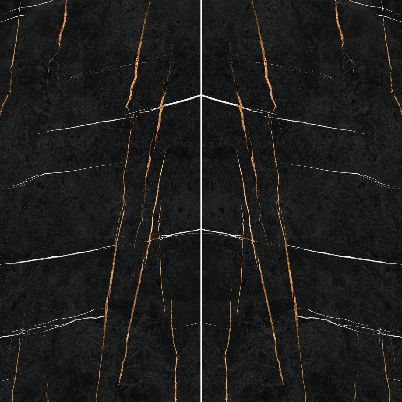 Bedrosians Magnifica Encore Luxury Slab 63" x 126" Bookmatched Satin Sahara Noir