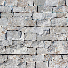 Bedrosians Stone Ledgers 8" x 22" Jumbo Ledger - Wired Mesh Malibu White