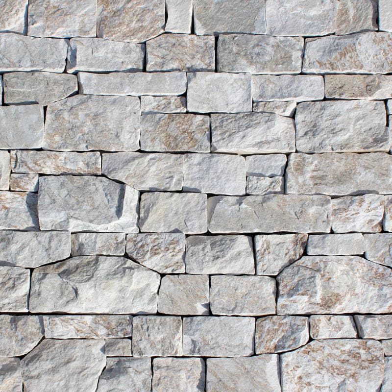 Bedrosians Marble 8" x 22" Tumbled Ledger Malibu White