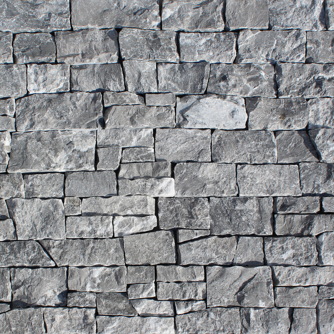 Bedrosians Stone Ledgers 8" x 22" Jumbo Ledger - Wired Mesh Fossil Grey