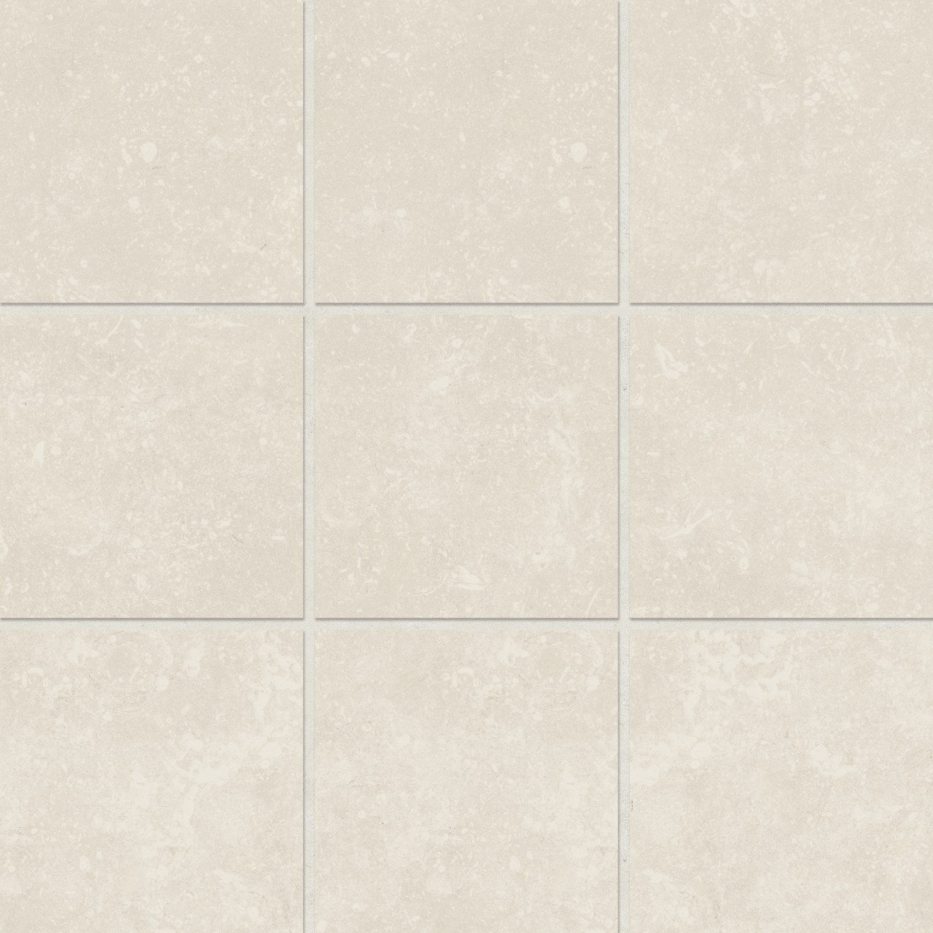 Bedrosians Bluerun 4" x 4" Mosaic 12" x 12"  Antique White